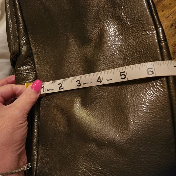 Coach Silver Patent Legacy Peyton - Picture 9 of 9